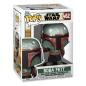 Preview: FUNKO POP! - Star Wars - The Mandalorian Boba Fett Metallic #462 mit Tee Größe M